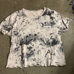 hollister baby tee size large